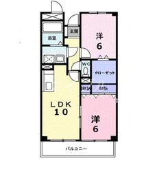 マ－ベラス豊成の物件間取画像